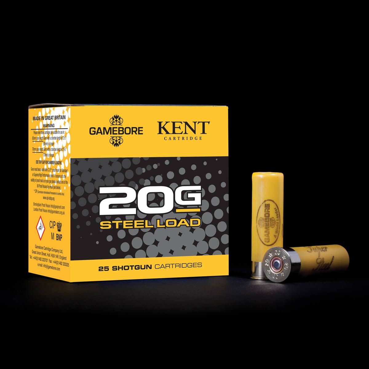 Gamebore Kal. 20 comp Steel 24g Stål