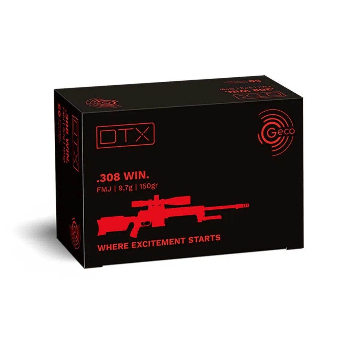 Geco DTX .308Win FMJ 9,7g
