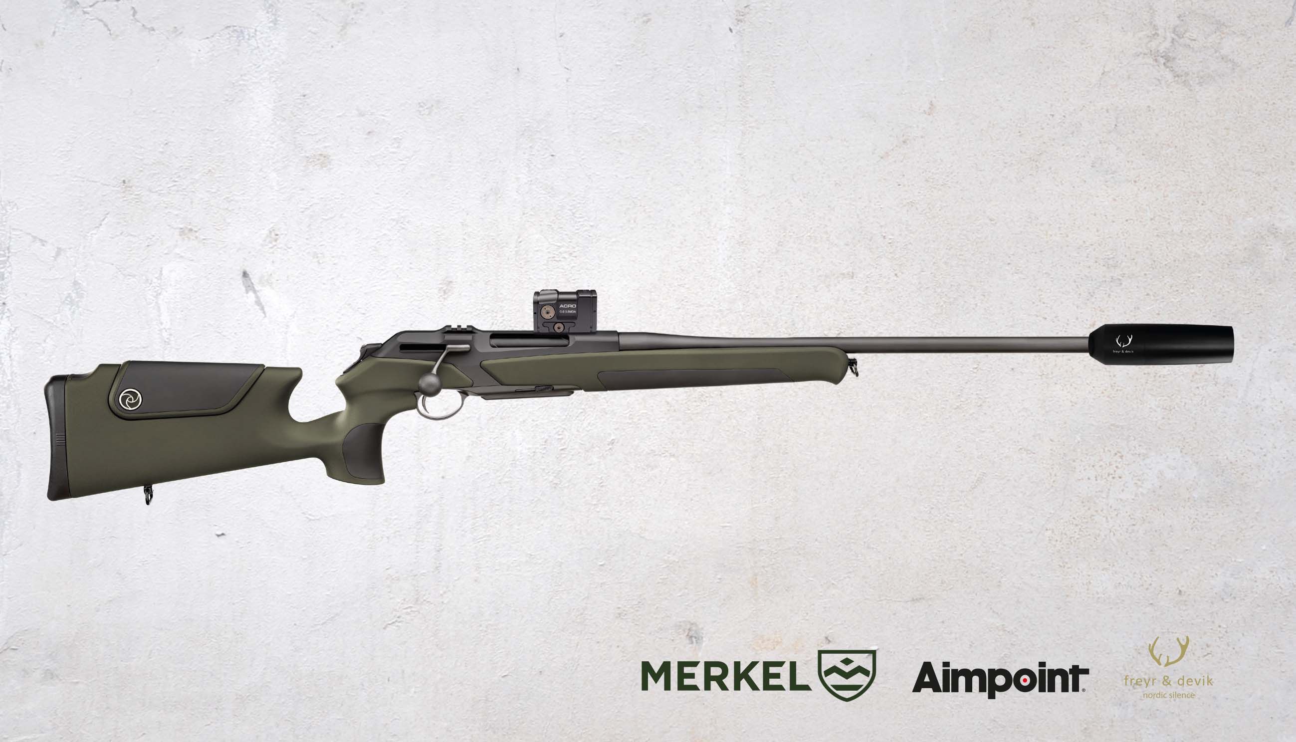 Vapenpaket Merkel Helix Speedster Aimpoint Acro C-2