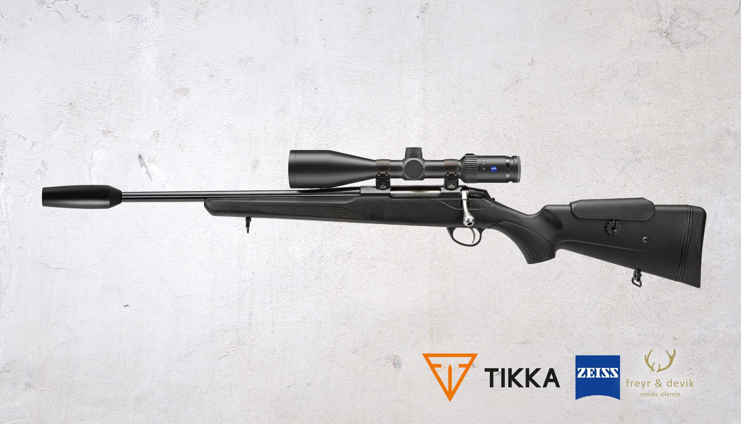 Paket Vänster Tikka T3x ADJ Zeiss V4 3-12x56