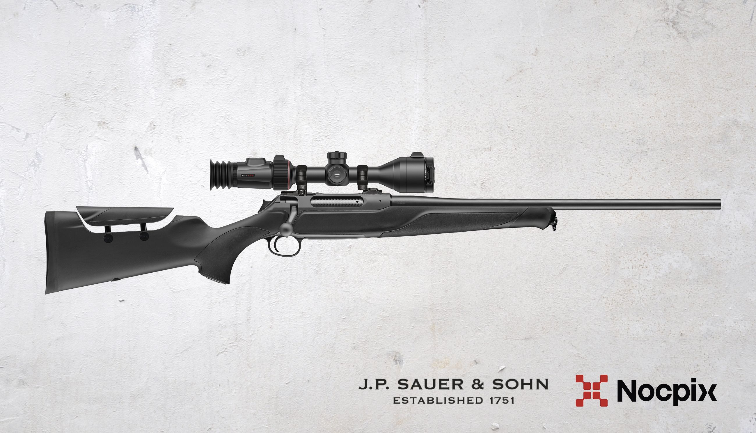 Paket Sauer 404 XTA Black, Nocpix ACE L35
