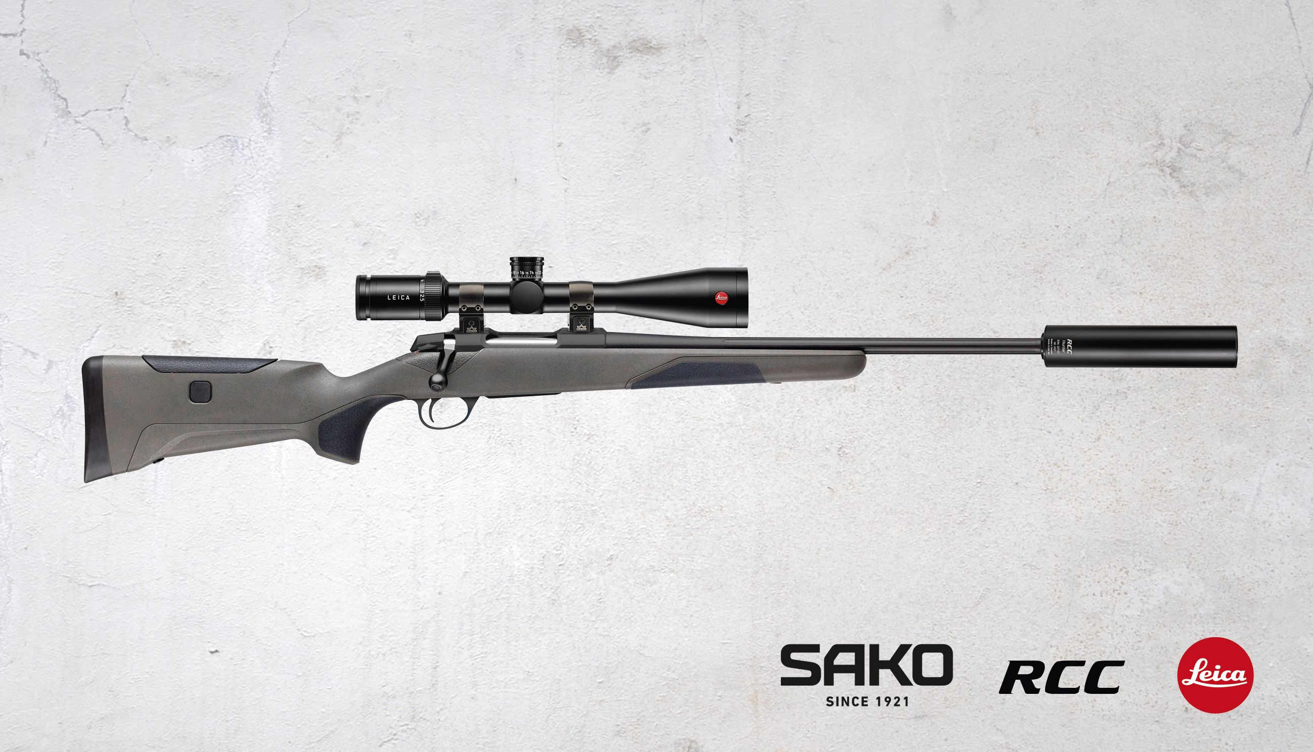 Paket Sako 90 Finnlight Black, Leica Amplus 6 2,5-15x50 L-4w BDC Moa