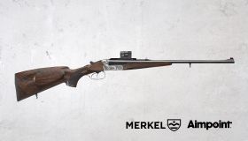 Dubbelstudsare Merkel 141E Jagd Paket Aimpoint Acro C-2