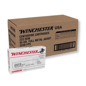 Winchester .223 Rem 55gr FMJ