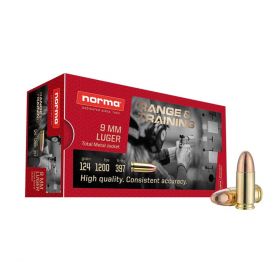 Norma Range & Training 9mm Luger 124gr FMJ