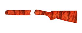 Beretta 686 Röd Signal Camo Kolv + Framstock 