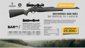 Kulgevär Browning Bar MK3 Paket Vertical