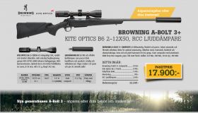 Kulgevär Browning A-Bolt 3+ Paket