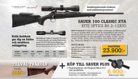Kulgevär Sauer 100 Classic XTA Paket Kite