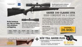 Kulgevär Sauer 100 Classic XTA Paket Zeiss