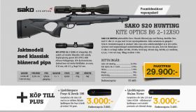 Kulgevär Sako S20 Hunting Paket Kite